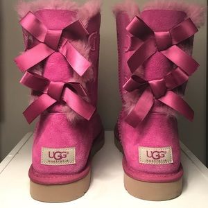 Pink Bailey Bow UGG Boots from Nordstrom